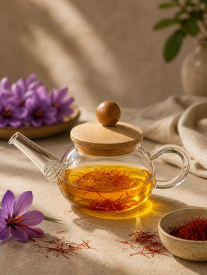 قوری کوچک مخصوص زغفران